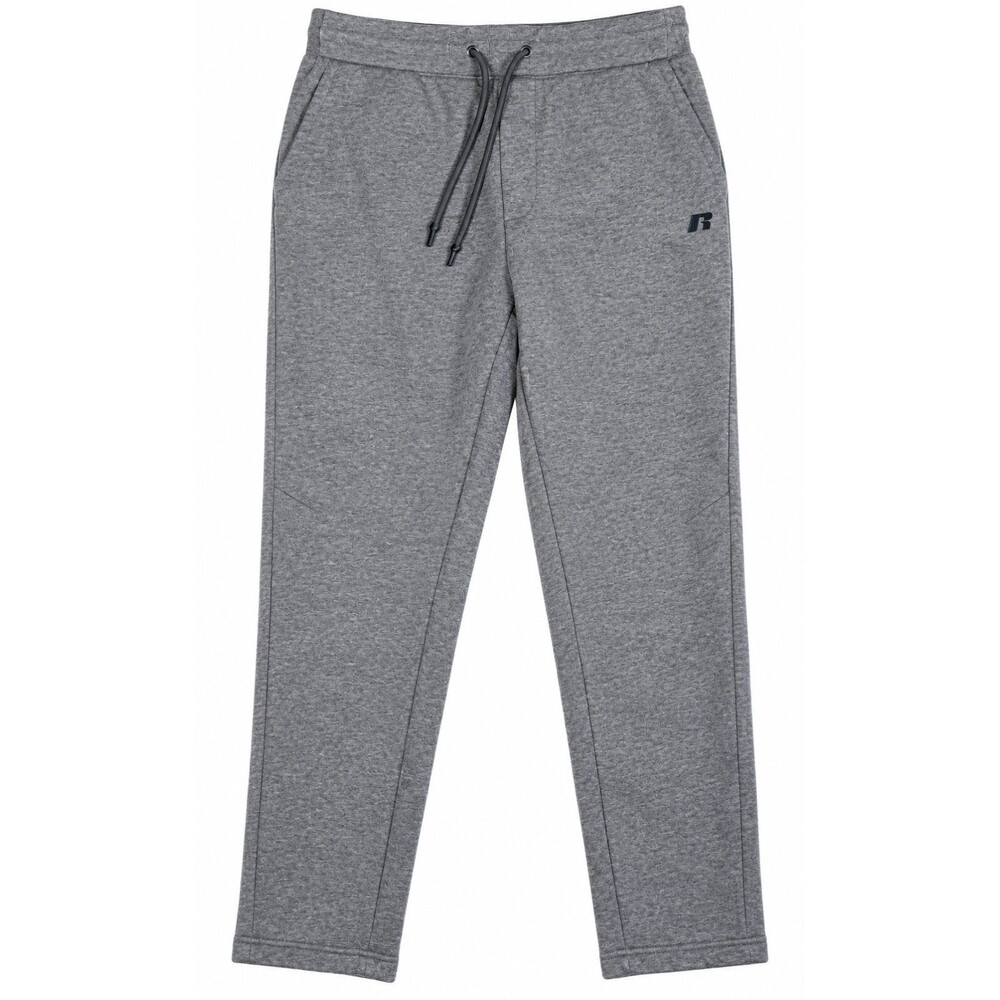 Russell Premium Fleece Sweatpants Mens Small Gray Drawstring Joggers 28x31